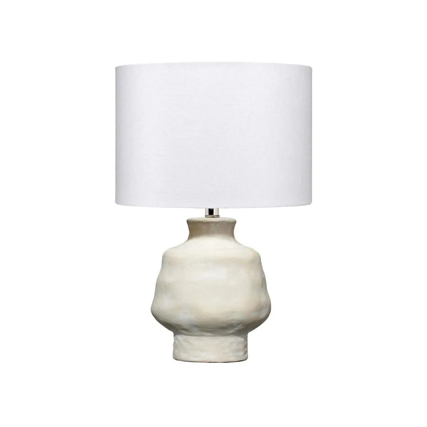 Coastal Style Eggshell Ceramic Leith Table Lamp