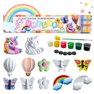 Craftopedia Paint Your Own Fridge Magnet Kit- Unicorn Magnet