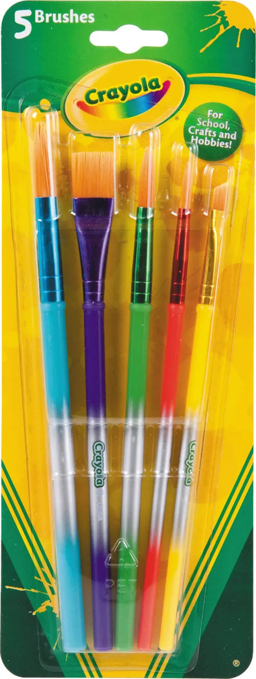 Crayola Art & Craft Brushes 5 Pack