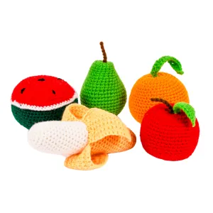 Crochet Fruit Toys | Play Food for Kids (5 Pcs)