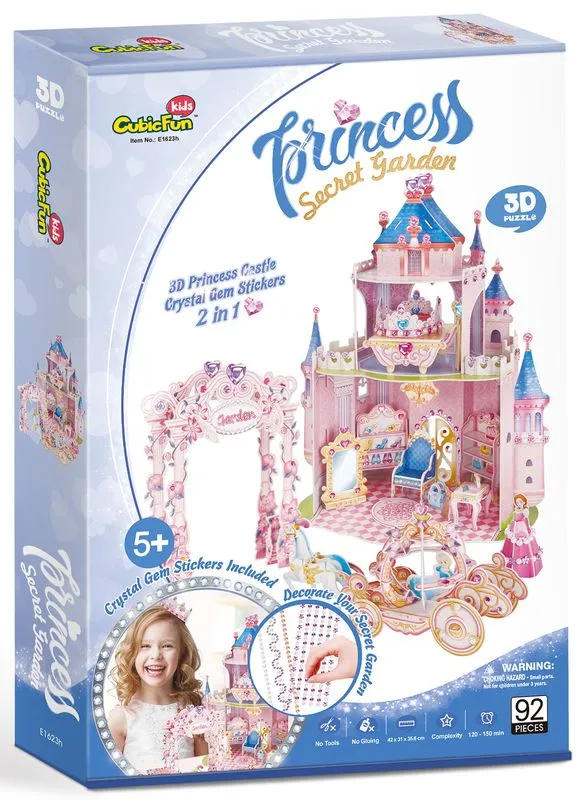 Cubic Fun 3D Puzzle Princess Secret Garden Castle