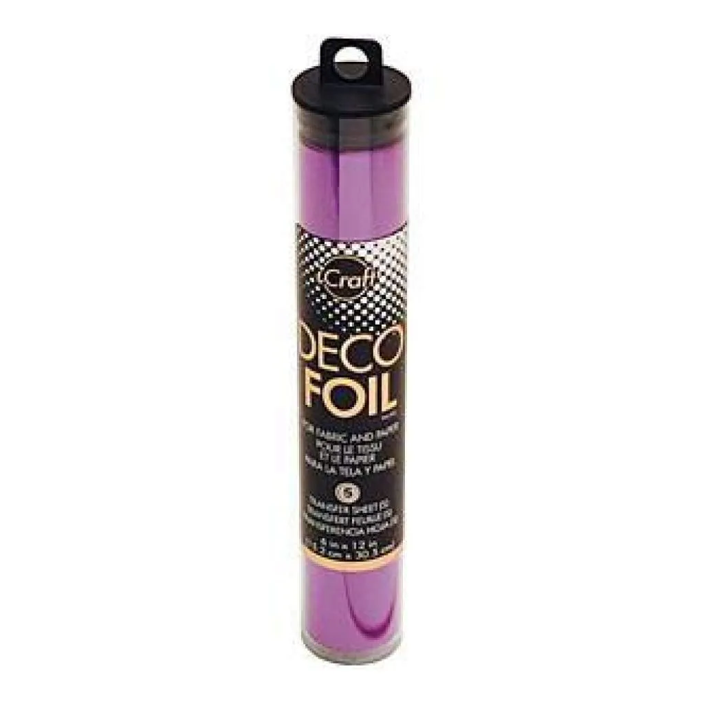 Deco Foil 6X12in. 5 Pack Purple