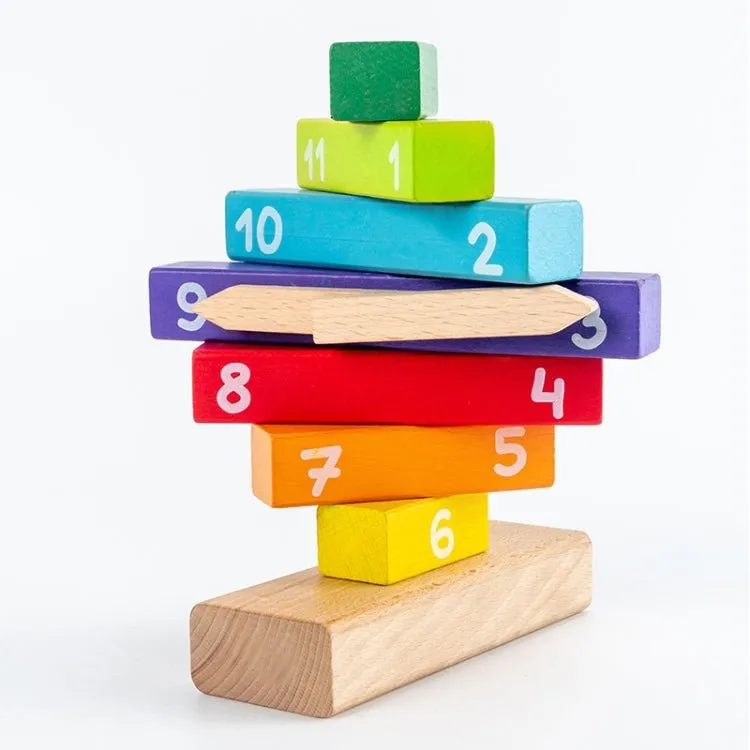 Digital Cognitive Wooden Building Blocks with Clock