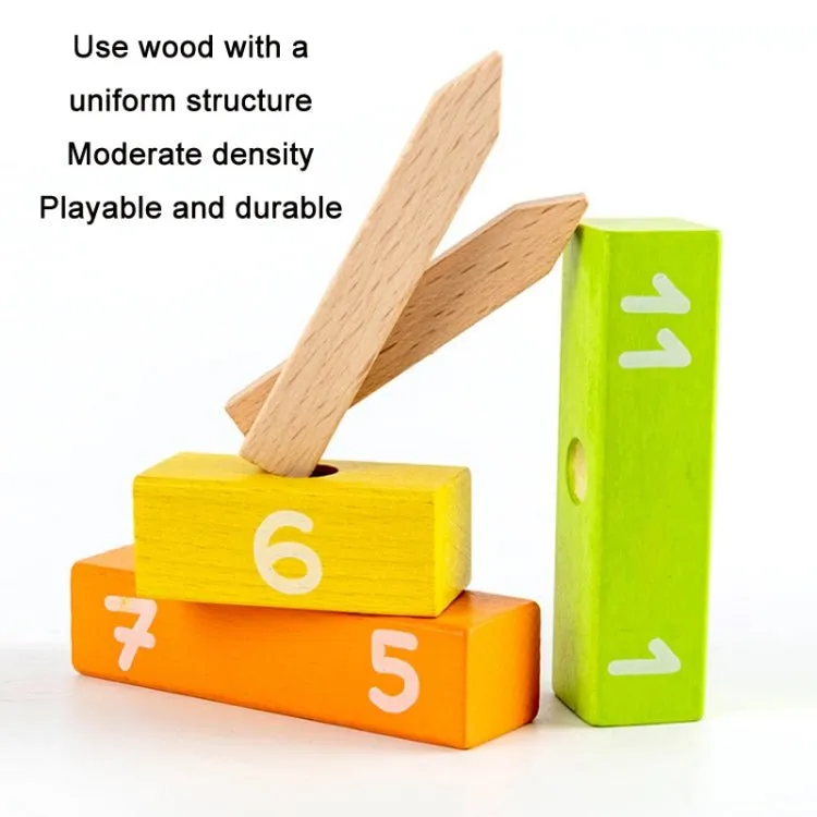 Digital Cognitive Wooden Building Blocks with Clock