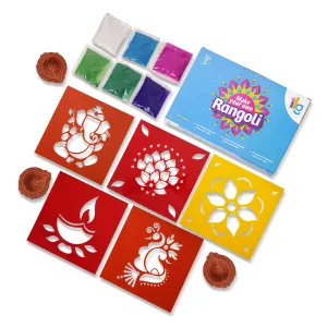 Diwali DIY Rangoli Kit - Set Of Five Stencil