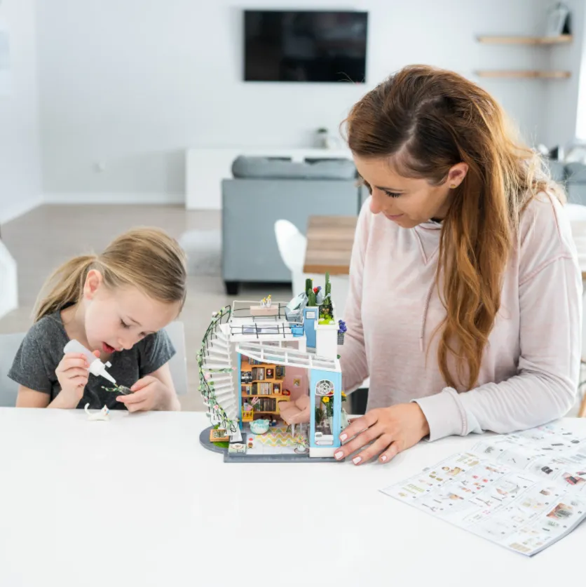 DIY Miniature House Kit: Dora's Loft