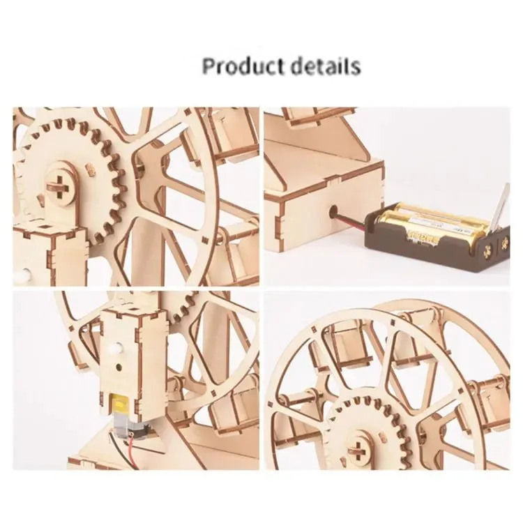 DIY Wooden Craft Ferris Wheel Scientific Kit