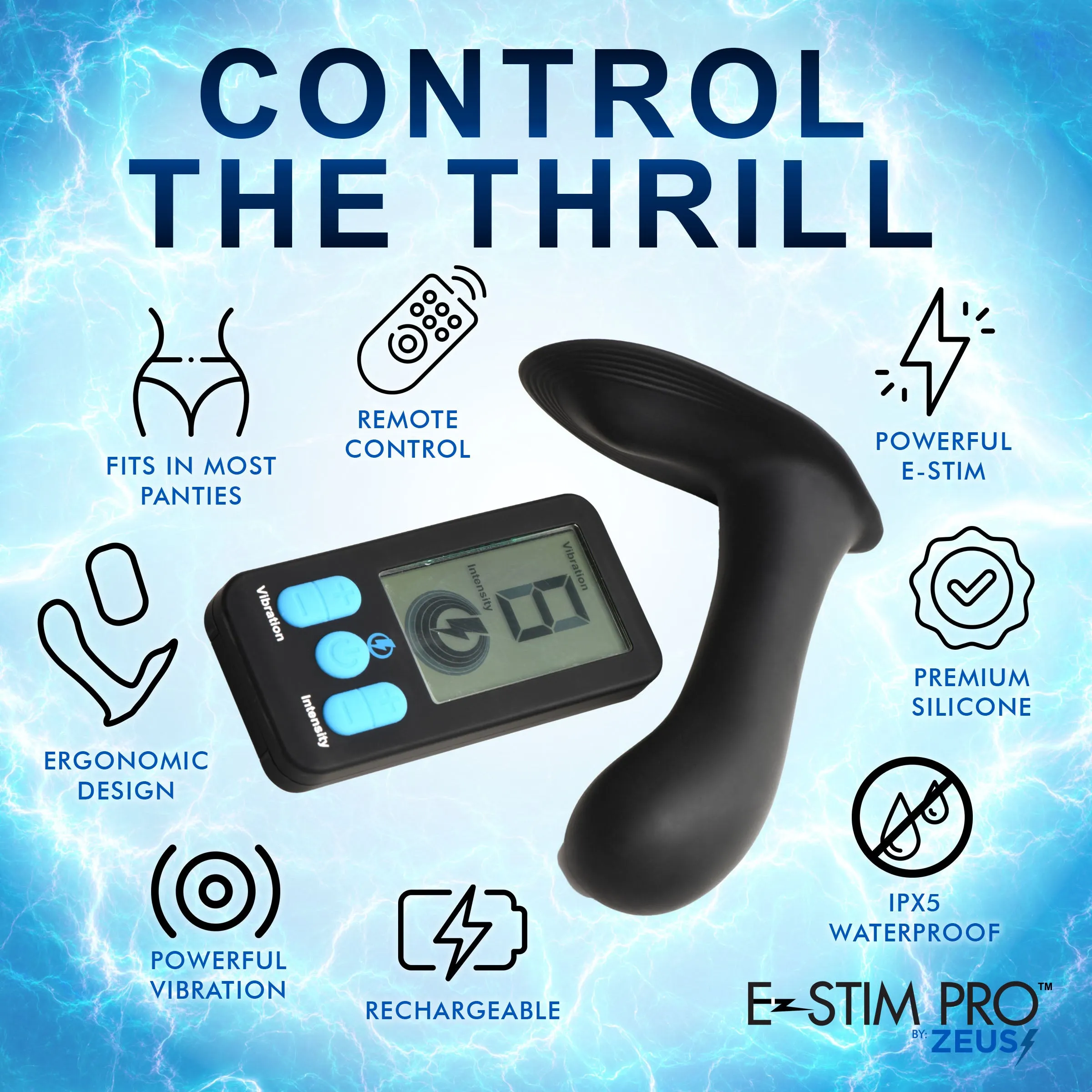 E-Stim Pro G-Spot Panty Vibe with Remote Control