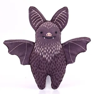 Embroidery Mini Plush Kit, Bat | Level 1