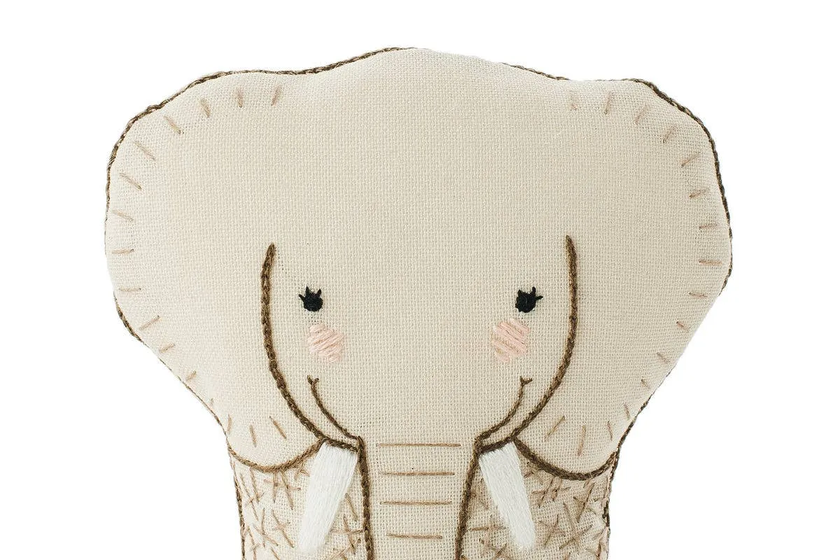 Embroidery Mini Plush Kit, Elephant | Level 1