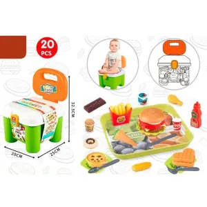 Fast Food Play Set | 20 Pieces