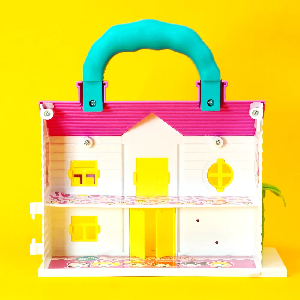 Foldable Funny House Doll Playset Doll House