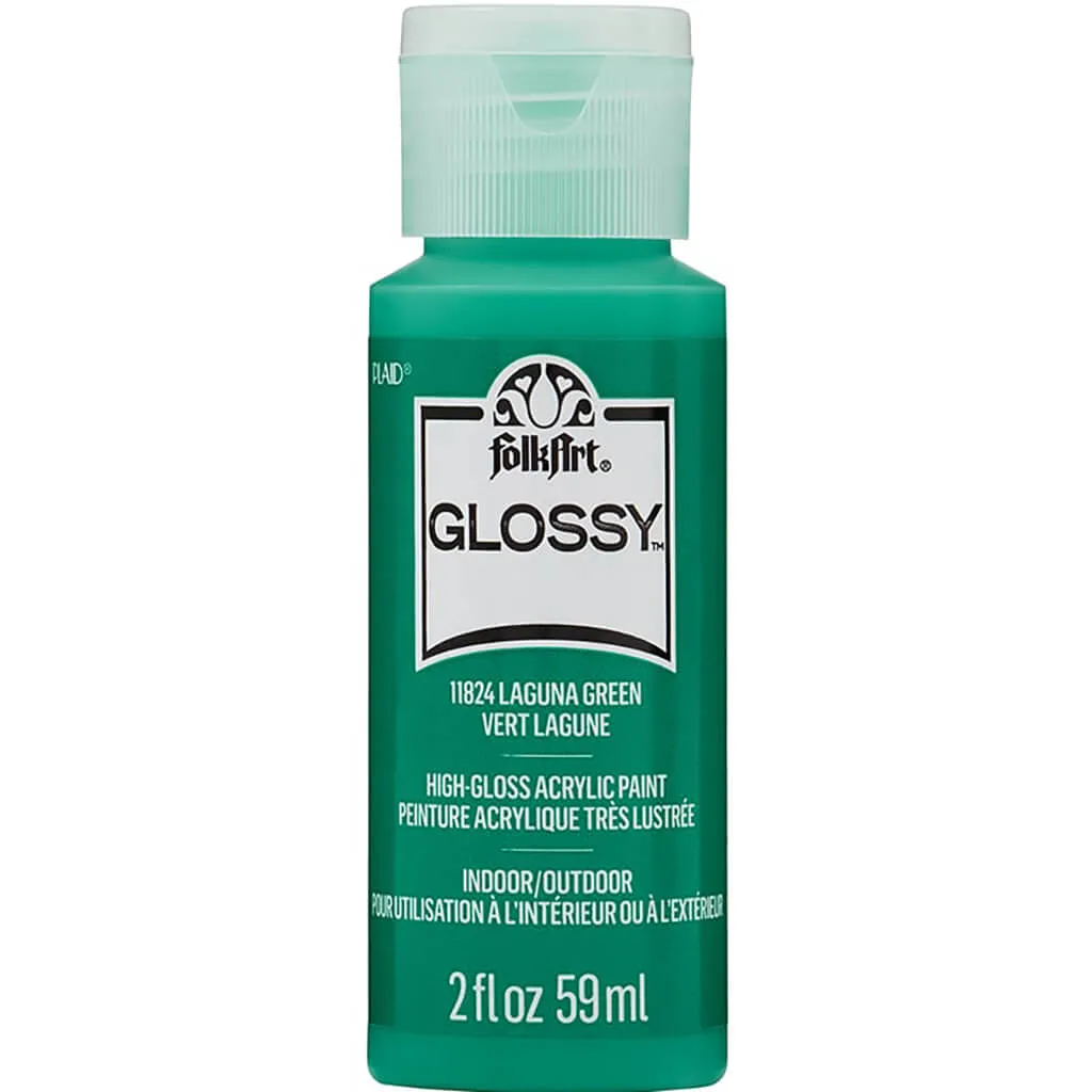 Folkart Glossy Acrylic Paint, 2oz