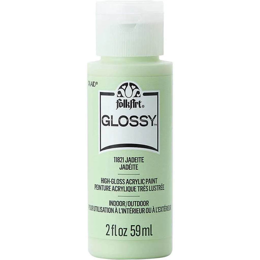 Folkart Glossy Acrylic Paint, 2oz