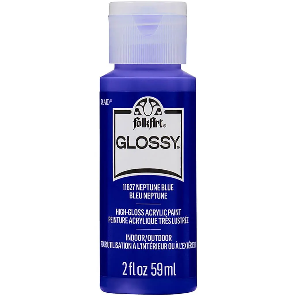 Folkart Glossy Acrylic Paint, 2oz