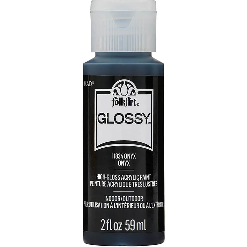 Folkart Glossy Acrylic Paint, 2oz