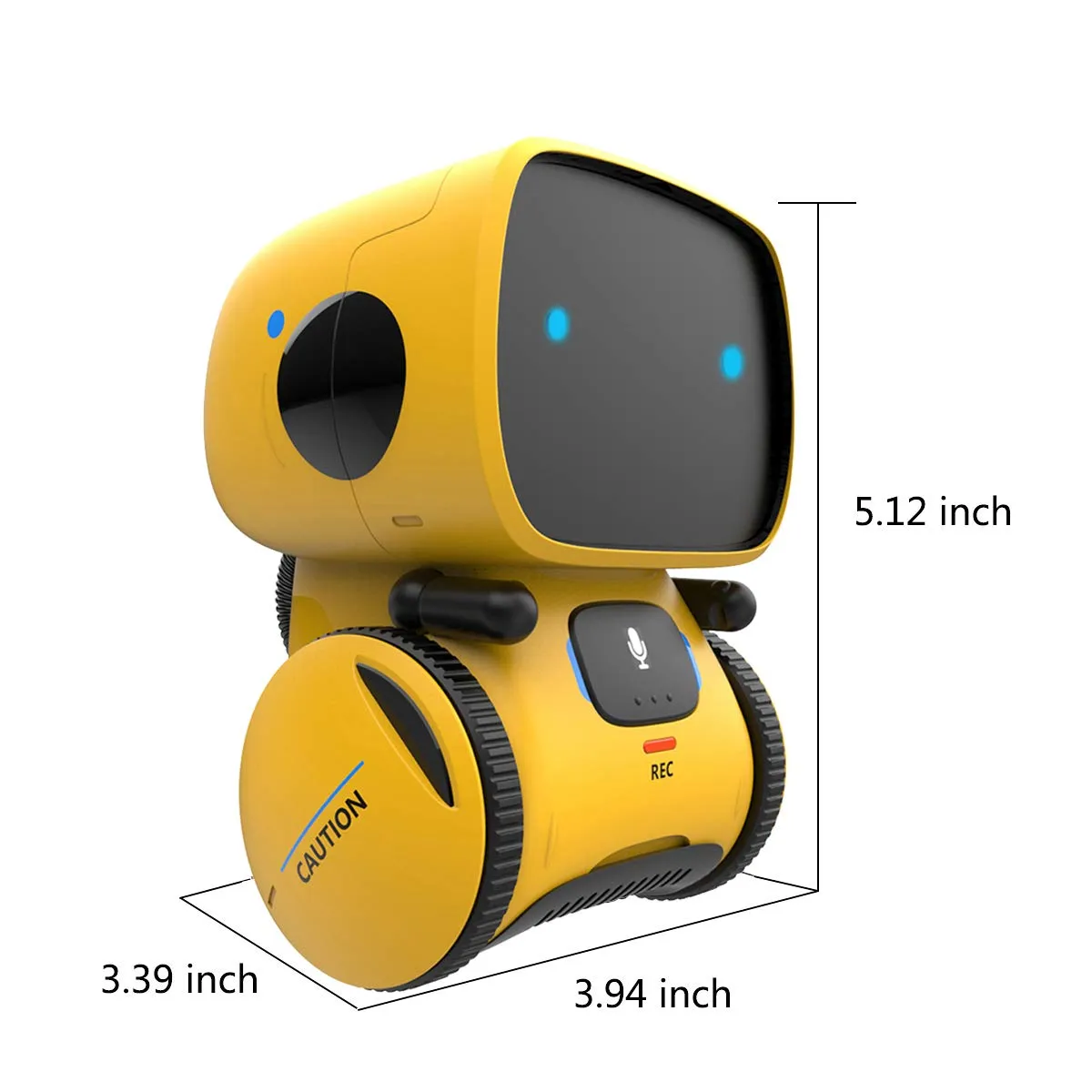 GILOBABY Smart Robot Toys for Kids Children, Boys Girls Toys for 3 Years Old Up, Gifts Intelligent Educational Robotic Toy, Voice Control&Touch Sense, Dance&Sing&Walk , Recording&Speak Like You