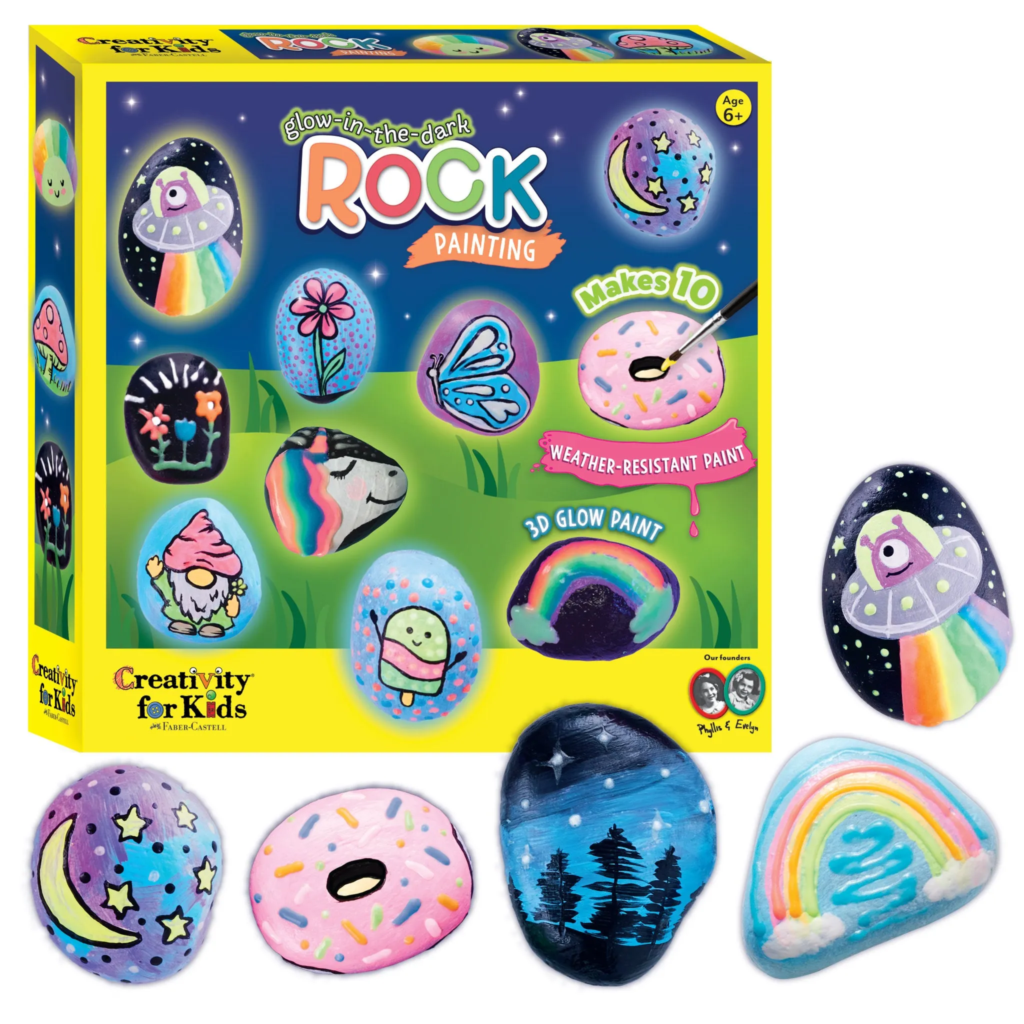 Glow in the Dark Rock Painting Kit - #6232000