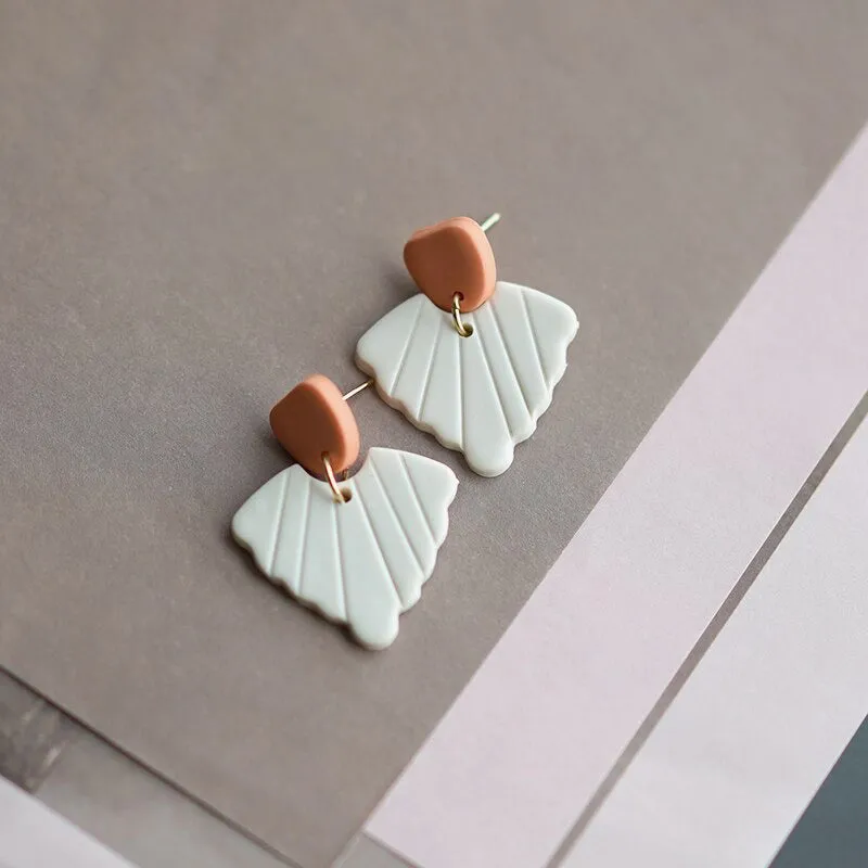 Handmade Floral Polymer Clay Earring Collection