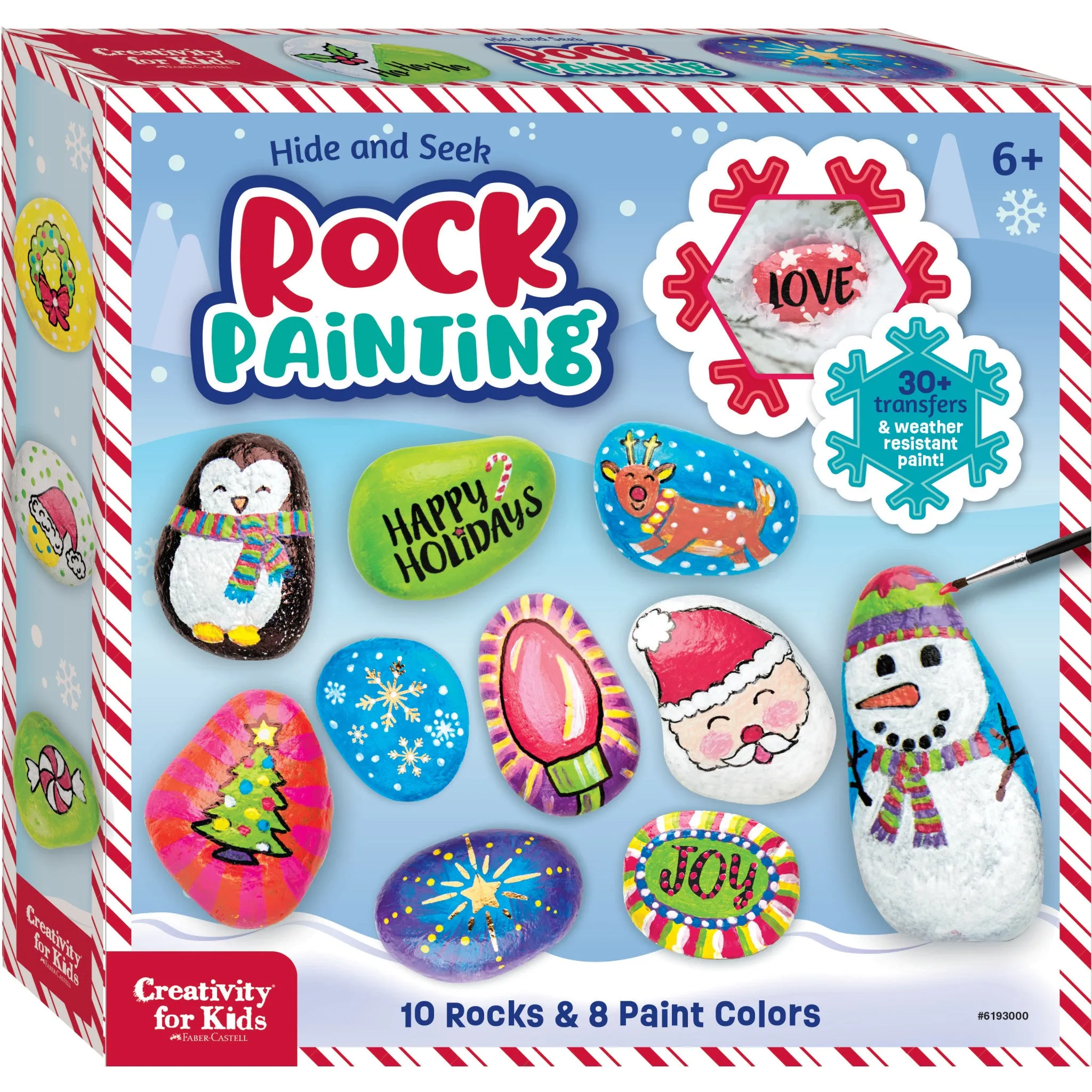 Holiday Hide & Seek Rock Painting Kit - #6193000