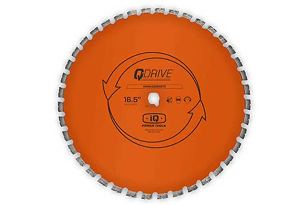 iQMS362 16.5" Q-Drive Arrayed Segmented Hard Concrete Blade