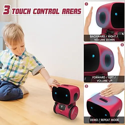 Kid Intelligent Robot Toys, Voice Control &Touch Sense