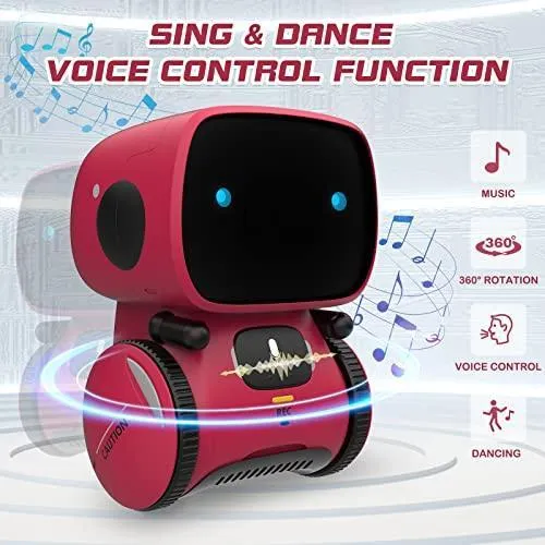 Kid Intelligent Robot Toys, Voice Control &Touch Sense