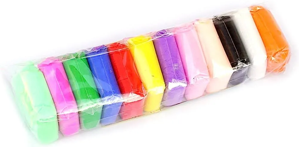 Kiddy Clay Polymer Clay 55g 12 Colors Pack