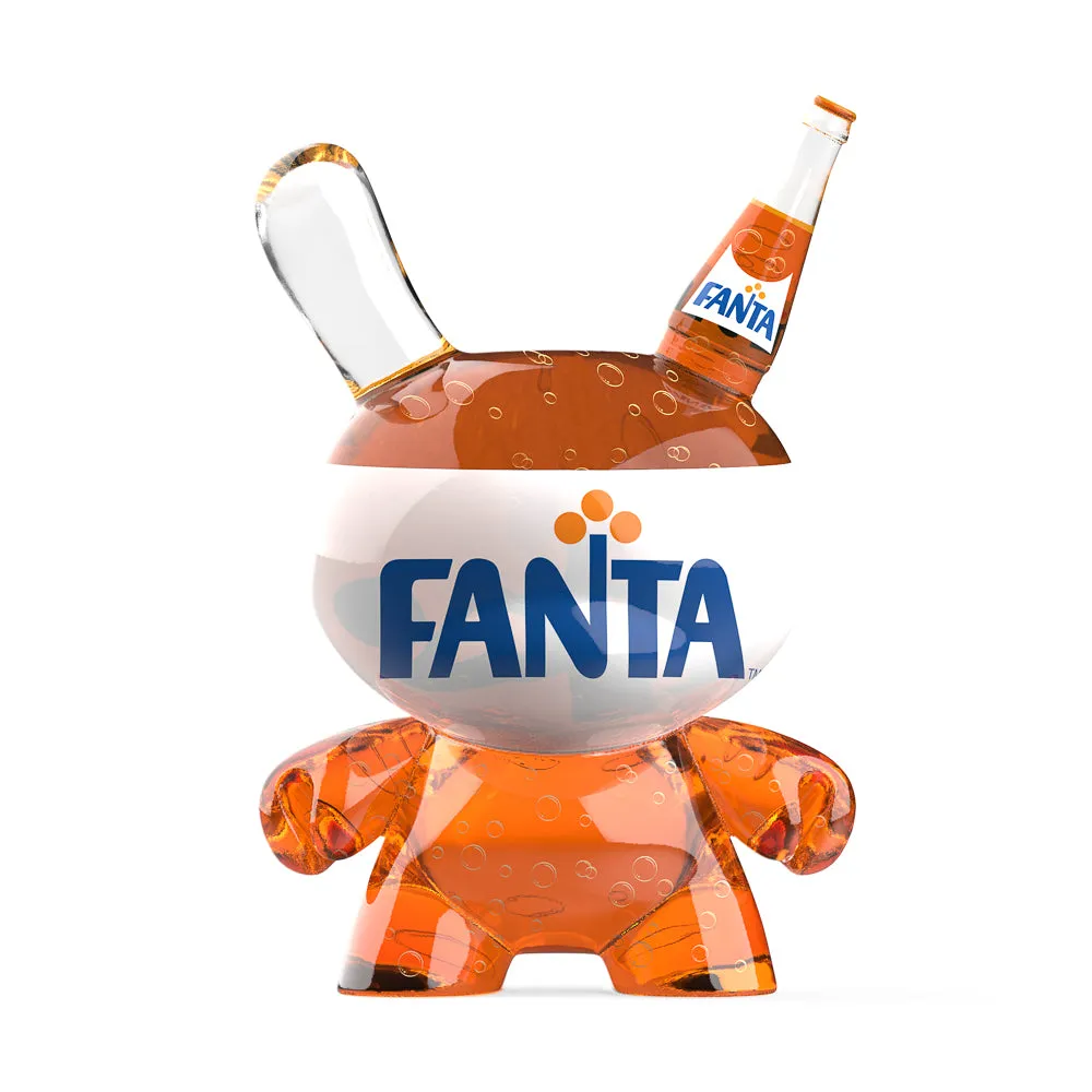 Kidrobot & Fanta® 3" Fanta Orange Resin Dunny Art Figure (PRE-ORDER)