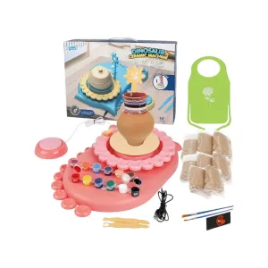 Kids Pottery Wheel Kit-Pink