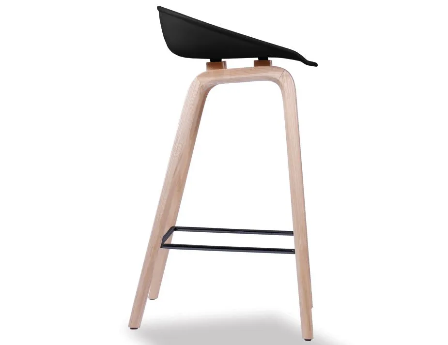 Kobe Stool - Natural - Black Shell