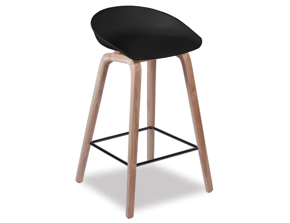 Kobe Stool - Natural - Black Shell