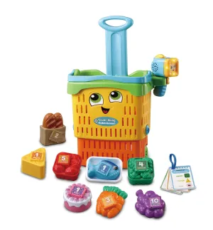 LeapFrog Count-Along Basket & Scanner, Roleplay Toy for Children, Interactive Learning Toy for Pretend Play, Play Set with Food, Shapes and Colours, Imaginative Play for Kids Aged 2 Years  