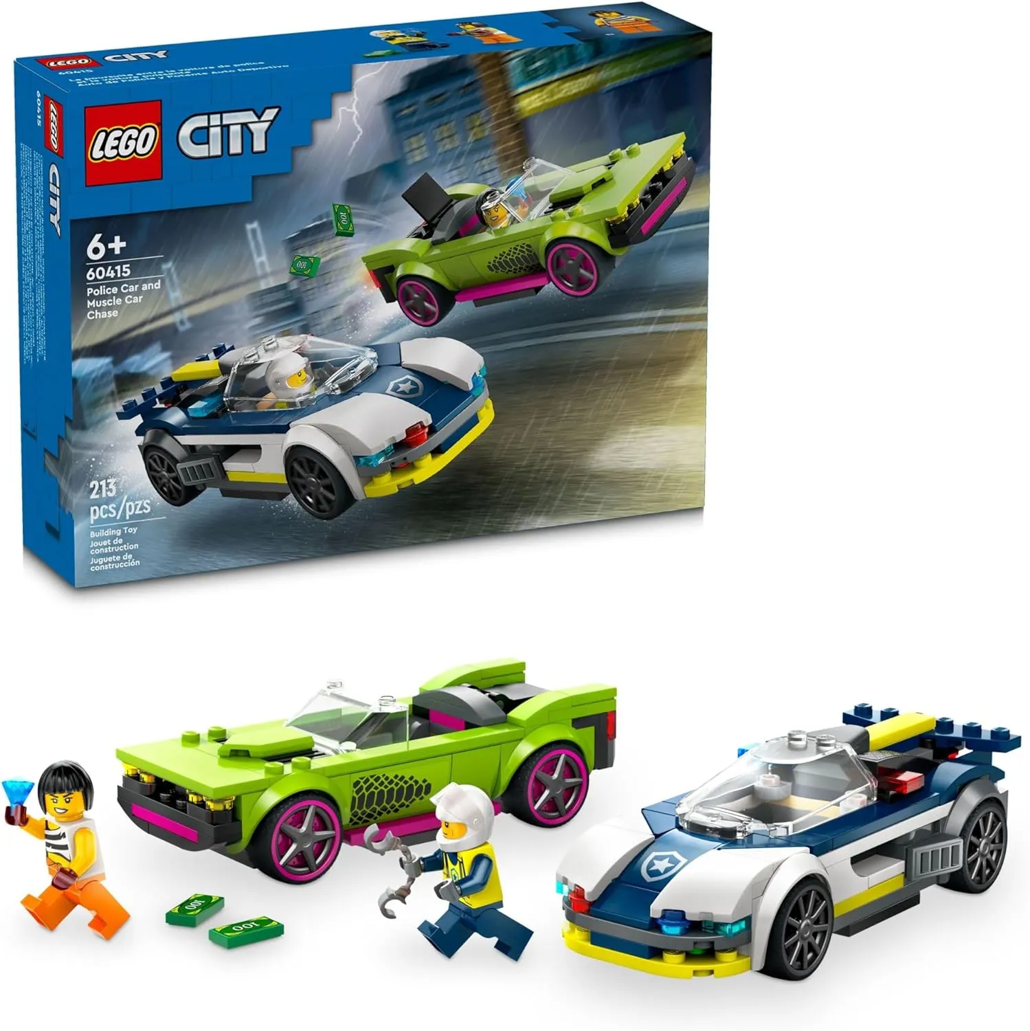 Lego 60415- City Police Car and Muscle Car Chase