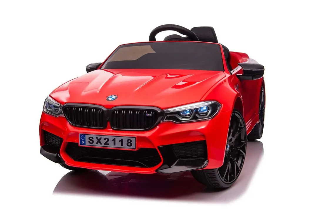 Licensed 2025 BMW M5 Ride-On | 12V 14AH | Leather Seat | Rubber Tires | Upgraded | 1 Seater | 4 Colours | Remote