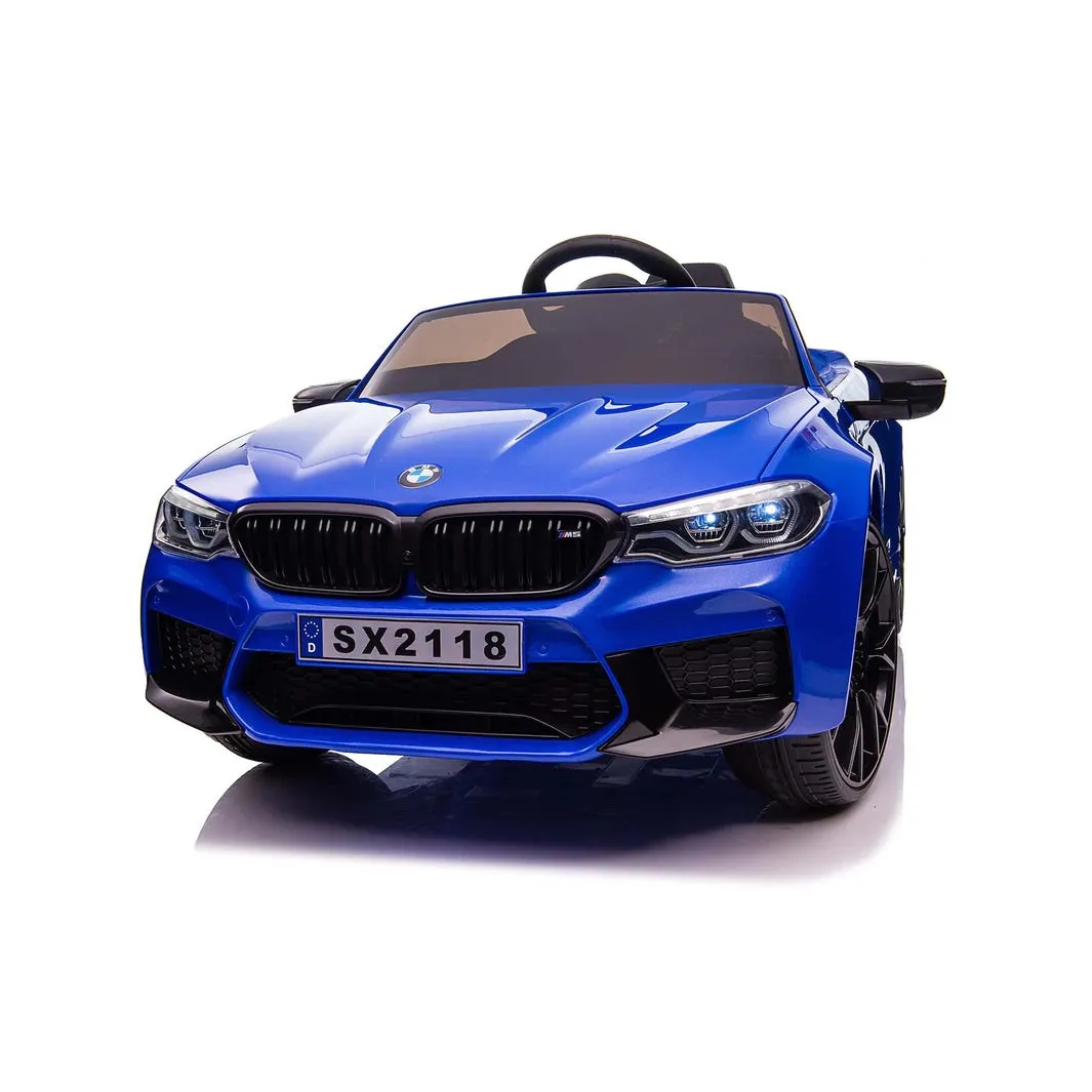 Licensed 2025 BMW M5 Ride-On | 12V 14AH | Leather Seat | Rubber Tires | Upgraded | 1 Seater | 4 Colours | Remote