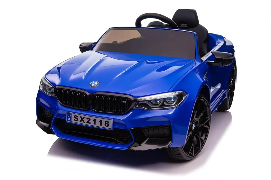 Licensed 2025 BMW M5 Ride-On | 12V 14AH | Leather Seat | Rubber Tires | Upgraded | 1 Seater | 4 Colours | Remote