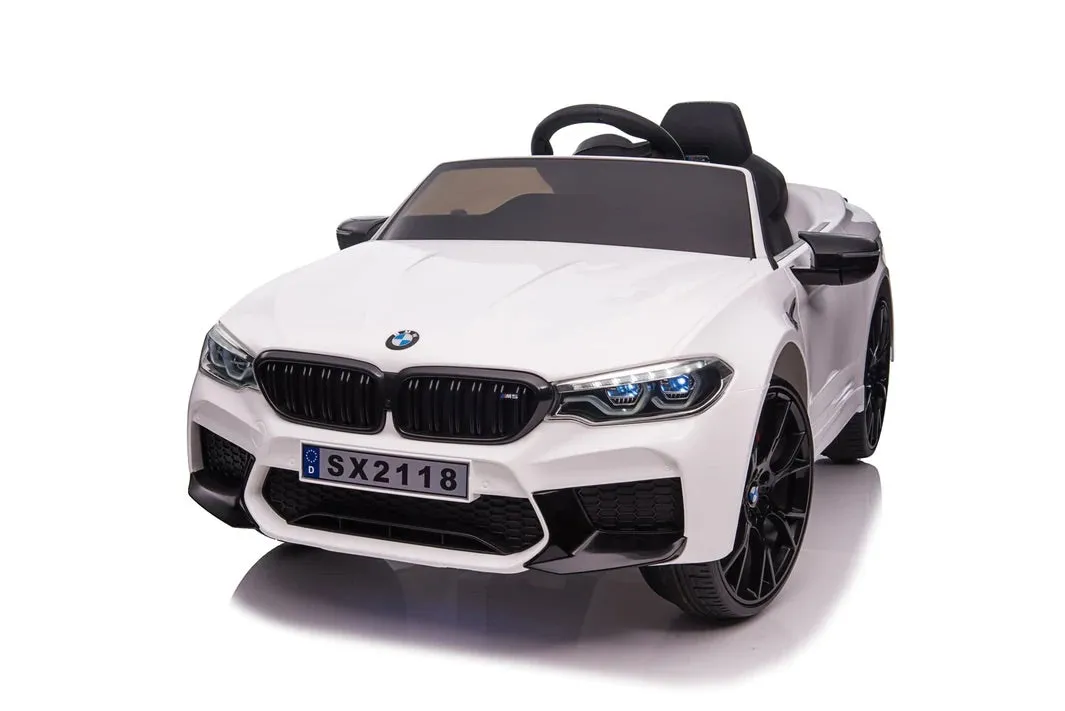 Licensed 2025 BMW M5 Ride-On | 12V 14AH | Leather Seat | Rubber Tires | Upgraded | 1 Seater | 4 Colours | Remote