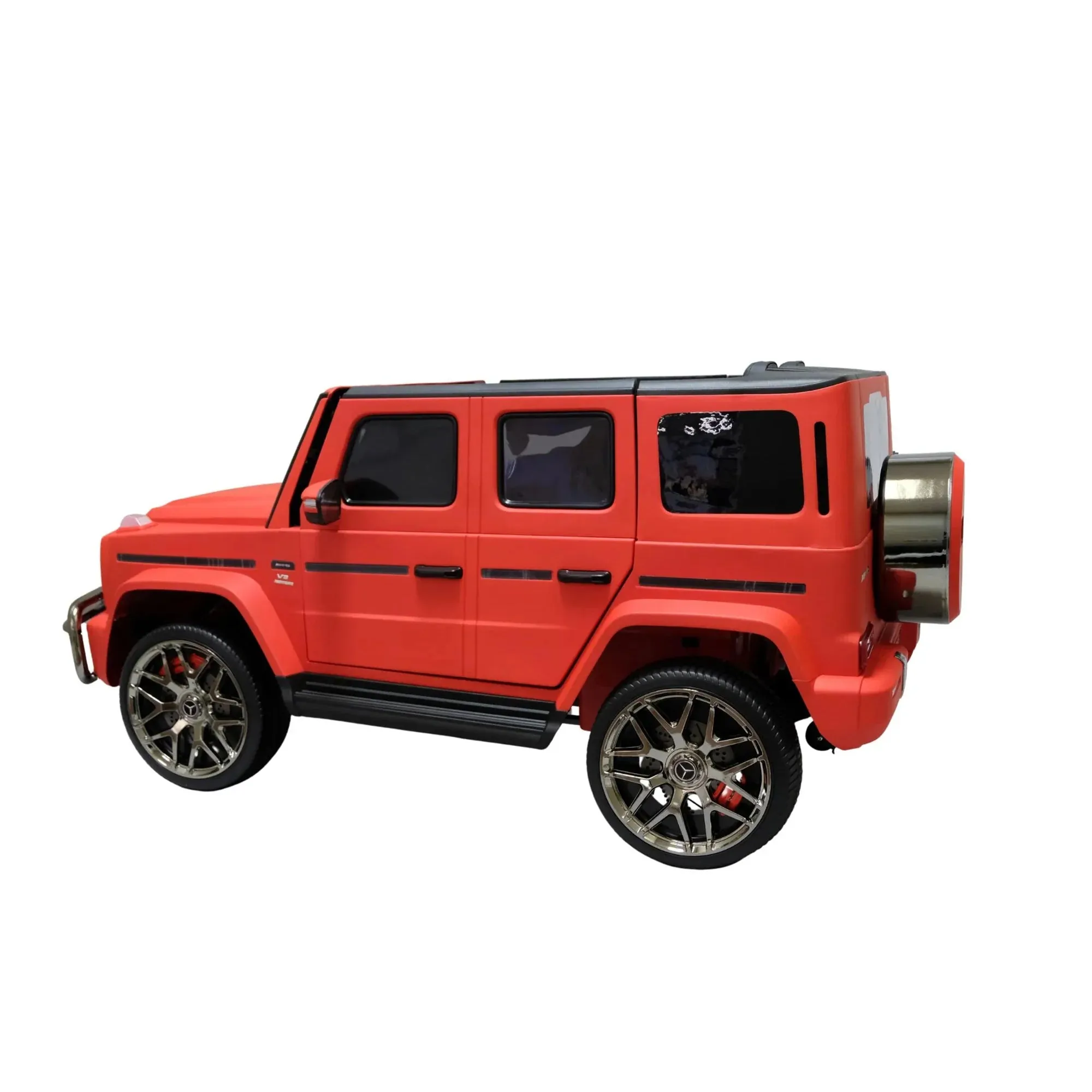 Licensed 2025 Mercedes GWagon G63 Black Or Red Upgraded | 2 Seater | 24V | 4x4 Kids Ride-On | Leather Seats | Rubber Tires | Remote