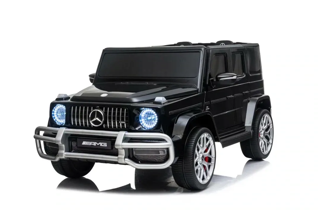 Licensed 2025 Mercedes GWagon G63 Black Or Red Upgraded | 2 Seater | 24V | 4x4 Kids Ride-On | Leather Seats | Rubber Tires | Remote