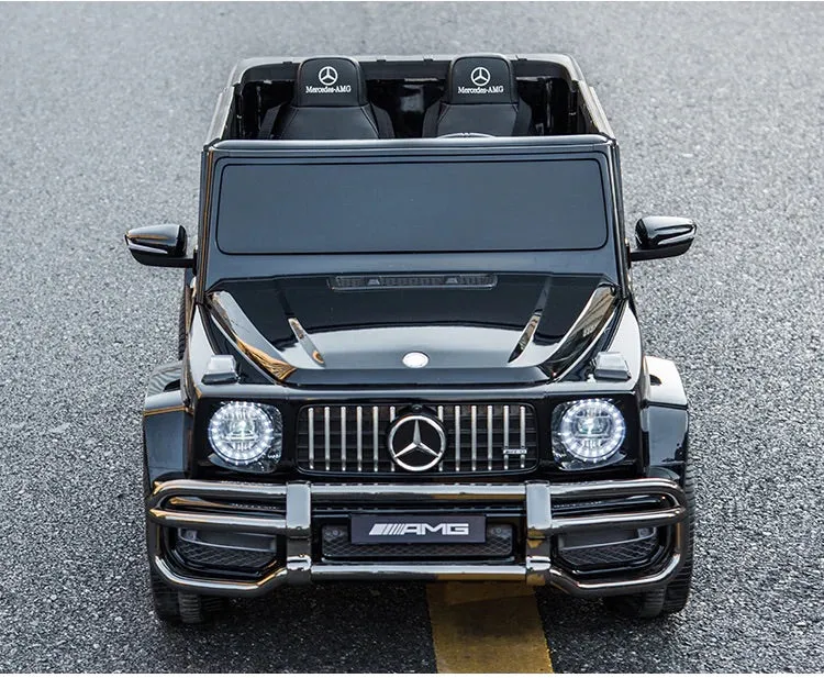 Licensed 2025 Mercedes GWagon G63 Black Or Red Upgraded | 2 Seater | 24V | 4x4 Kids Ride-On | Leather Seats | Rubber Tires | Remote