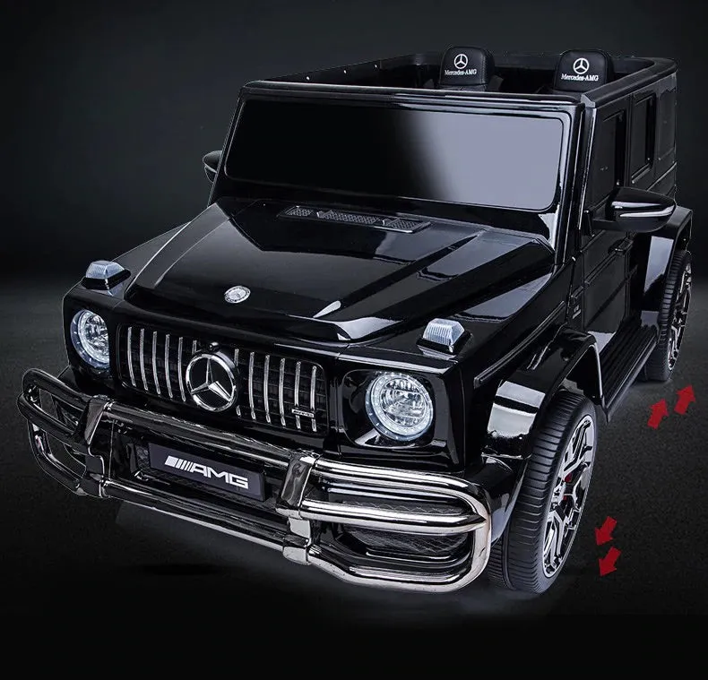 Licensed 2025 Mercedes GWagon G63 Black Or Red Upgraded | 2 Seater | 24V | 4x4 Kids Ride-On | Leather Seats | Rubber Tires | Remote