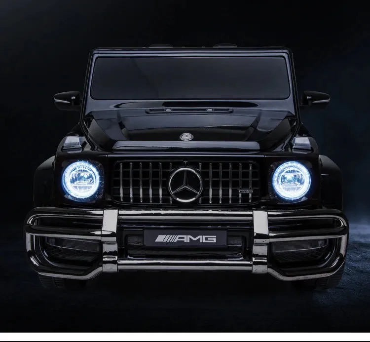 Licensed 2025 Mercedes GWagon G63 Black Or Red Upgraded | 2 Seater | 24V | 4x4 Kids Ride-On | Leather Seats | Rubber Tires | Remote