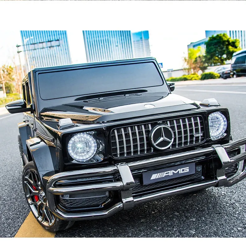 Licensed 2025 Mercedes GWagon G63 Black Or Red Upgraded | 2 Seater | 24V | 4x4 Kids Ride-On | Leather Seats | Rubber Tires | Remote