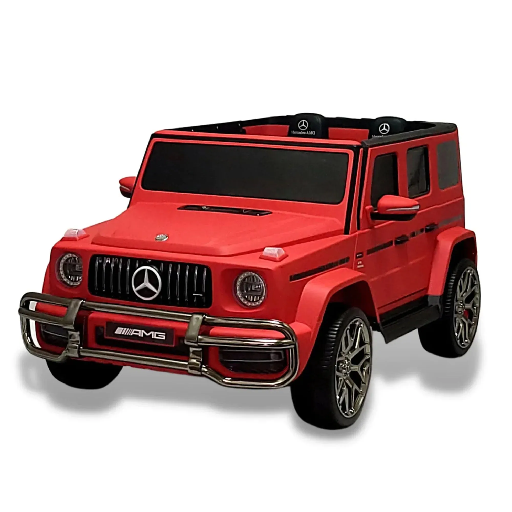 Licensed 2025 Mercedes GWagon G63 Black Or Red Upgraded | 2 Seater | 24V | 4x4 Kids Ride-On | Leather Seats | Rubber Tires | Remote