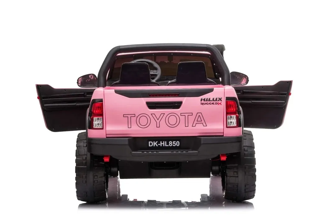 Licensed 2025 Toyota HiLux Ride On Car | 24V | 2 Seater | Upgraded | Leather Seats | Rubber Tires | Remote