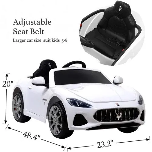 Licensed Upgraded 2025  Maserati 12V | 1 Seater Ride on Car | LED Lights | Remote