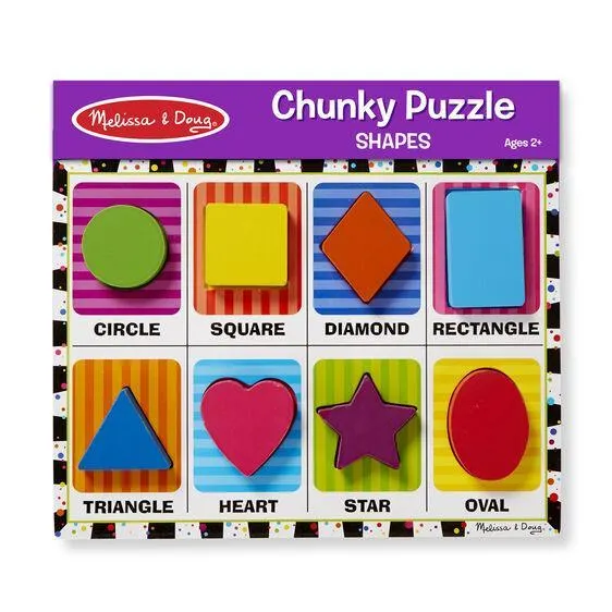 Melissa & Doug Chunky Puzzle - Shapes (Pre-Order)