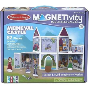 Melissa & Doug Magnetivity„¢ Magnetic Building Playset - Medieval Castle (Pre-Order)