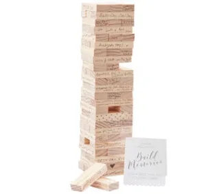 Memory Blocks Wedding Guest Book